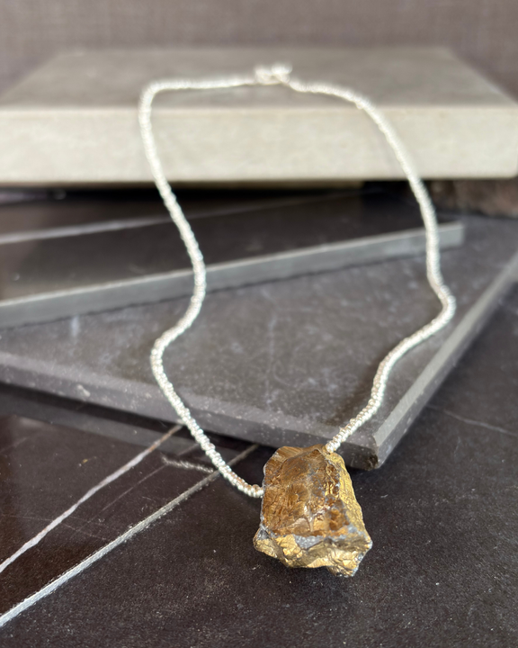 Collar Esencia Mineral - Plata