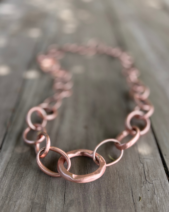 Collar Libre Largo - Cobre