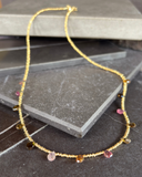 Collar Gotas en Dorado - Plata