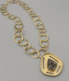 Collar Destello Dorado