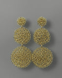 Aros Trama Áurea L - Bronce