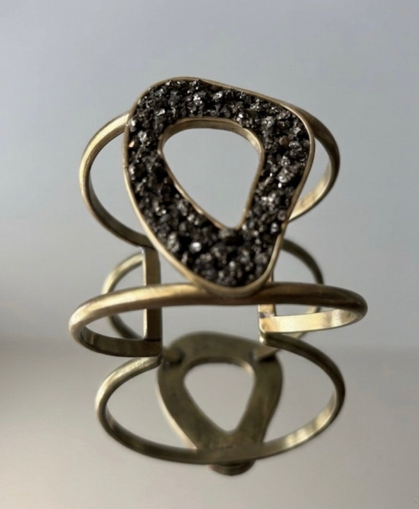 Brazalete Destello Mineral - Bronce