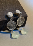 Aros Filigrana Celeste - Plata