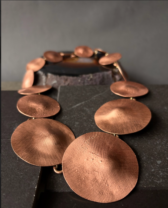 Collar Círculos de Cobre