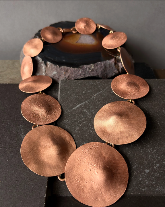 Collar Círculos de Cobre