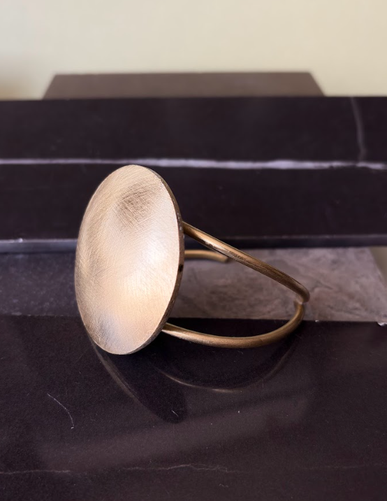 Pulsera Medallón Almeja de Bronce