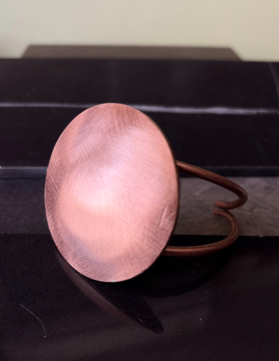 Pulsera Medallón Almeja de Cobre