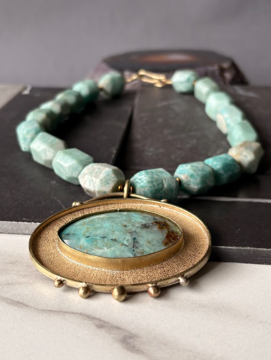 Collar Cielo Amazona II - Bronce