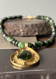 Collar Raíz Esmeralda - Bronce