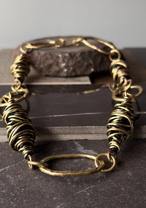 Collar Nudo Ancestral - Bronce