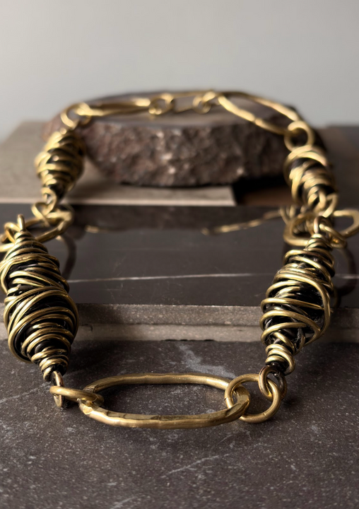 Collar Nudo Ancestral - Bronce
