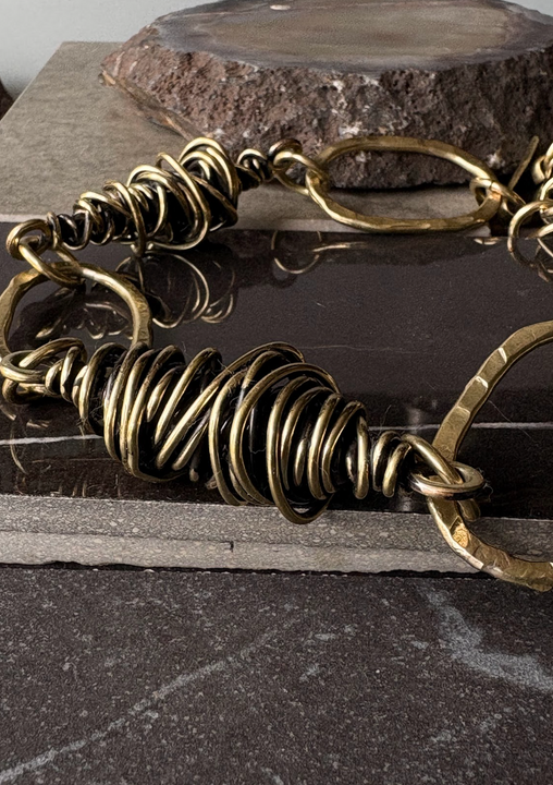 Collar Nudo Ancestral - Bronce