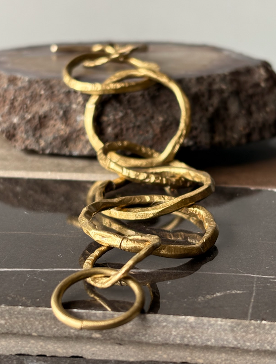 Pulsera Ritmo Libre Dorada - Cobre