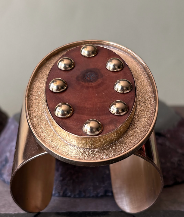 Brazalete Raíz Bronceada - Bronce