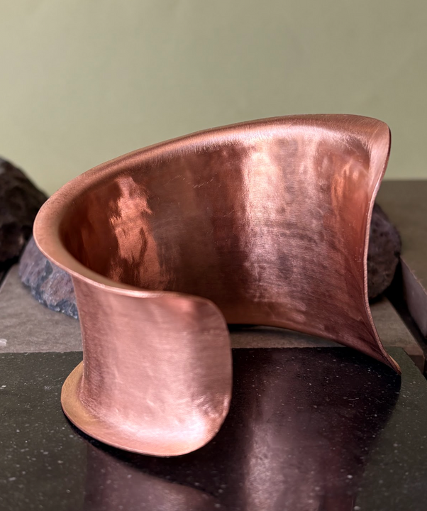 Brazalete Curva Cobre - Bronce
