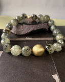 Collar Verde Sereno - Bronce