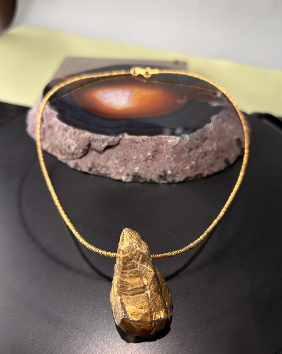 Collar Brillo Sutil - Plata bañada en oro