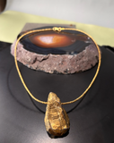 Collar Brillo Sutil - Plata bañada en oro
