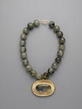 Collar Aurora Verde - Bronce