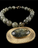Collar Aurora Verde - Bronce