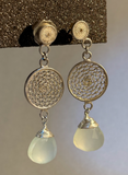 Aros Filigrana Celeste - Plata