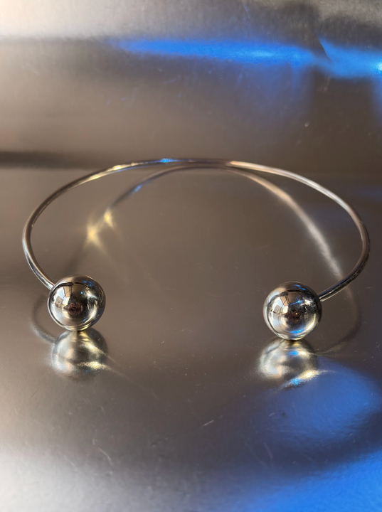 Tiara Órbita Plateada - Alpaca pulida