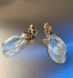 Aros Aura Dorada  - Plata bañada en oro