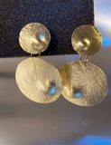Aros Doble Relieve - Bronce
