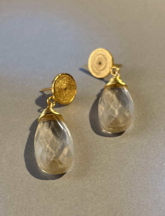 Aros Filigrana Luz de Luna - Plata