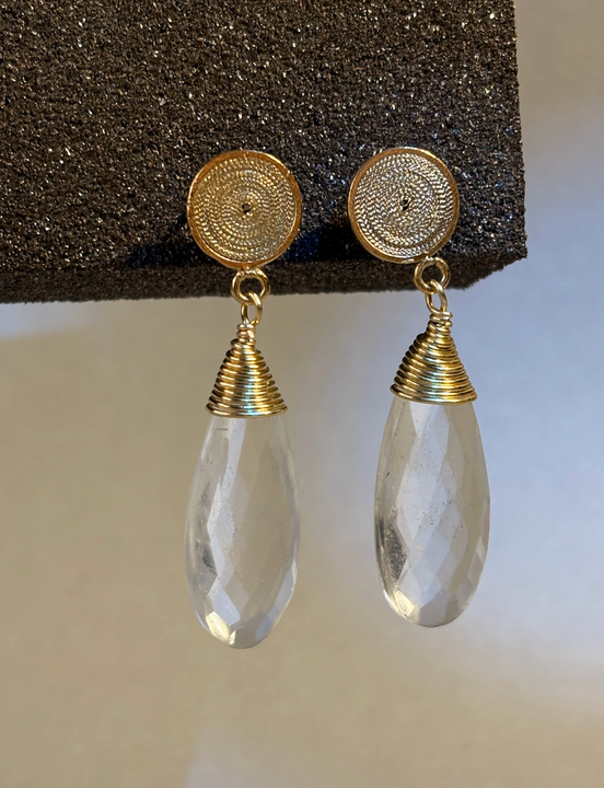 Aros Filigrana Luz de Luna - Plata
