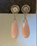Aros Filigrana Rosé  - Plata