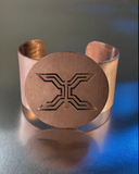 Brazalete Cobre Calado- Cobre