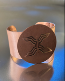 Brazalete Cobre Calado- Cobre