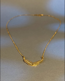Collar Alas Doradas - Plata