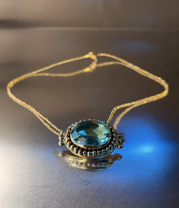 Collar Brisa Celeste - Plata