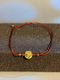 Pulsera Ángel de Luz Dorada - Plata bañada en oro