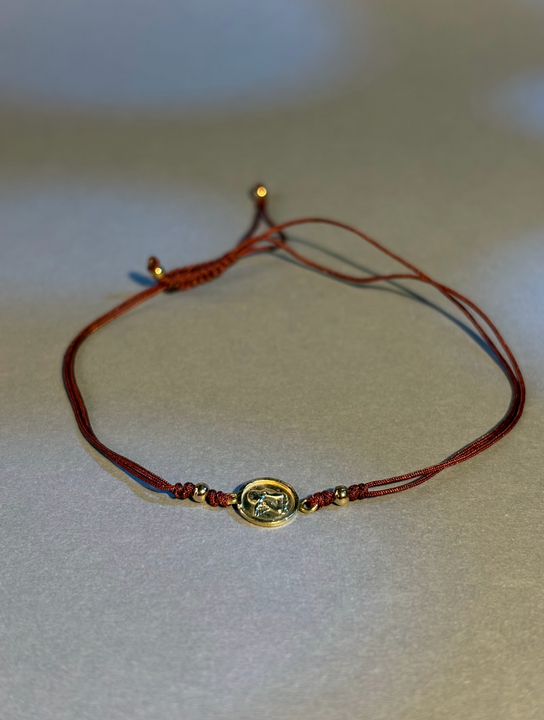 Pulsera Ángel de Luz Dorada - Plata bañada en oro
