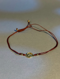 Pulsera Ángel de Luz Dorada - Plata bañada en oro