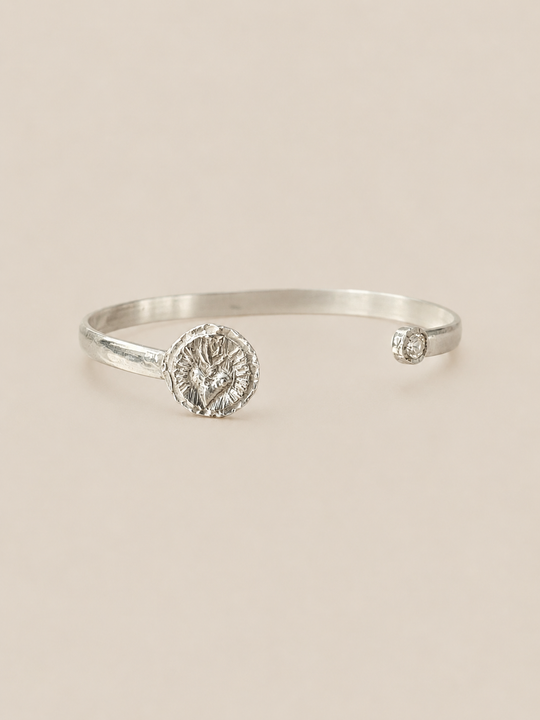 Pulsera Devoción Radiante  - Plata