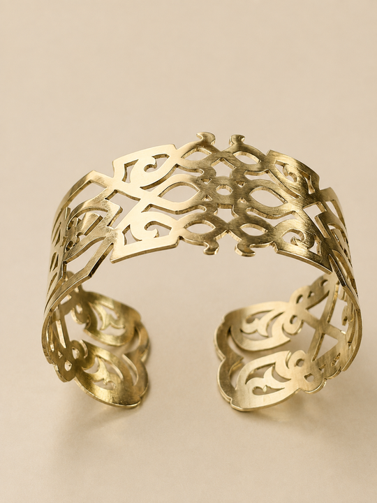 Pulsera Trama Satinada - Bronce Satinado