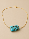 Collar Turquesa Dorada