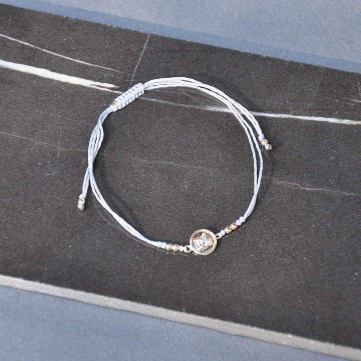 Pulsera angelito gris