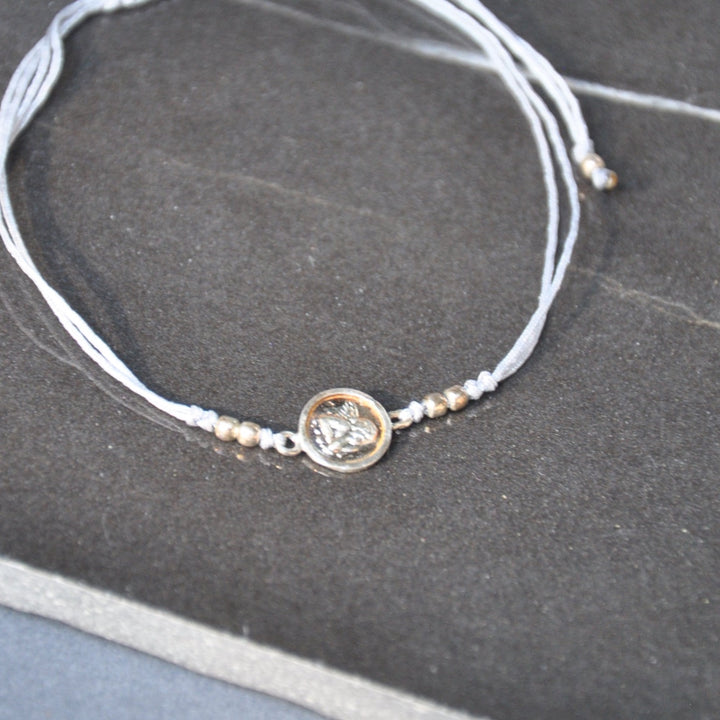 Pulsera angelito gris