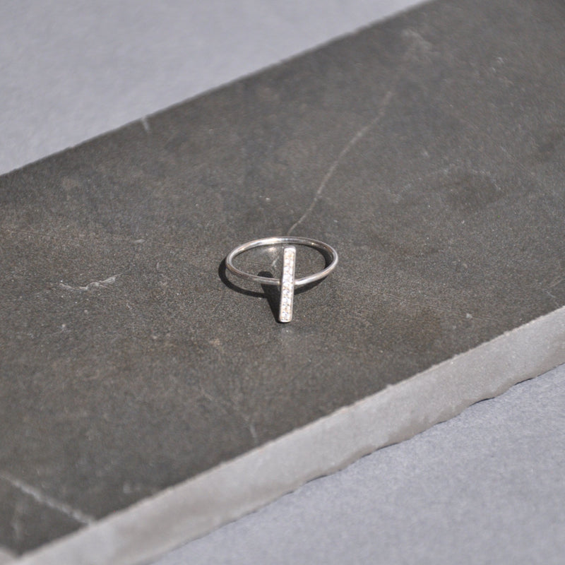 Anillo Cristal plata