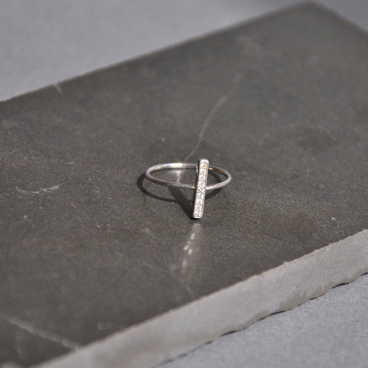 Anillo Cristal plata