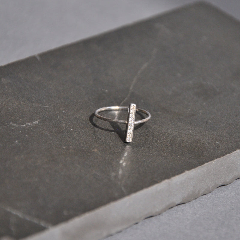 Anillo Cristal plata