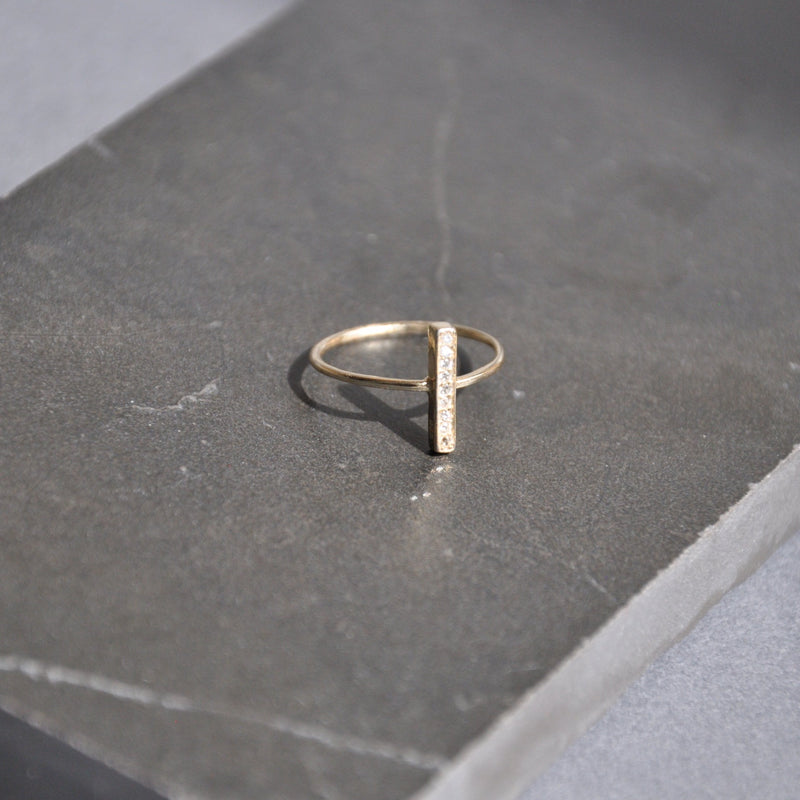 Anillo Cristal oro