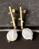 Aros Perla Madre - Bronce