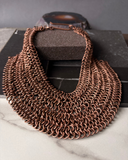 Collar Trama Circular - Cobre