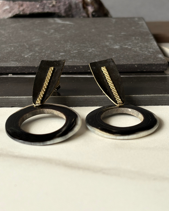 Aros Raíz Oscura - Cacho Natural